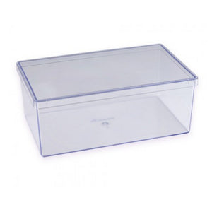 10628 CAKE BOX CRISTAL RETANGULAR COM TAMPA  1,5 L - BLUE STAR