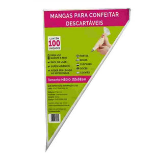 12125  KIT SACOS DESCARTAVEIS MEDIOS 22X32CM COM 100- PRIME CHEF