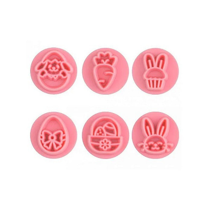 10162 KIT CARIMBOS PÁSCOA BRILHANTE ROSA BEBÊ 2CM - BLUE STAR