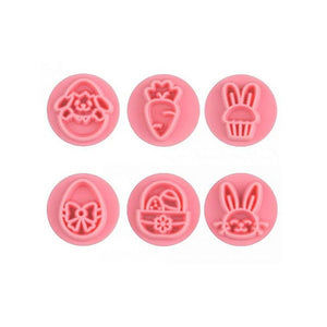 10162 KIT CARIMBOS PÁSCOA BRILHANTE ROSA BEBÊ 2CM - BLUE STAR