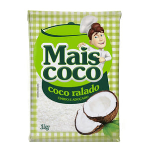 COCO RALADO ÚMIDO E ADOÇADO MAIS COCO 1KG - SOCOCO