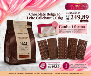 CHOCOLATE 823 2,01KG - BARRY CALLEBAUT 823-BR-25A