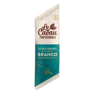 RECHEIO FORNEÁVEL SABOR CHOCOLATE BRANCO 1,01KG - LE CACAU