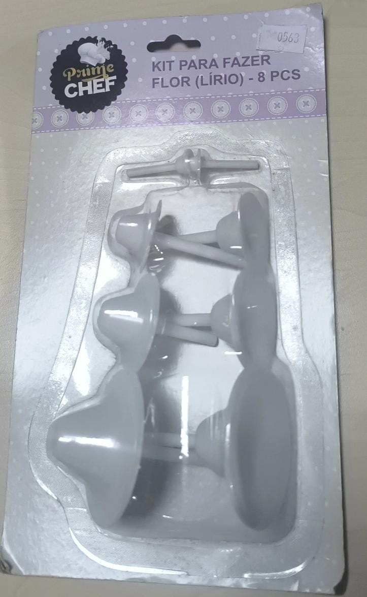 KIT PARA FAZER FLOR LÍRIO 8 PEÇAS - PRIME CHEF