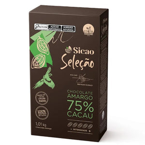 8612 CHOCOLATE SELEÇÃO AMARGO 75% CACAU 1,01KG CHD-EZ-7018850-B05 - SICAO