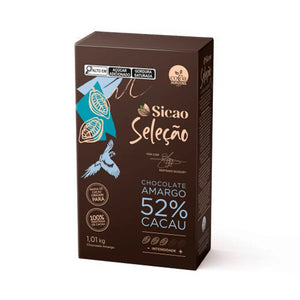 8669 CHOCOLATE SELEÇÃO AMARGO 52% CACAU 1,01KG CHD-EZ-7015799-B05  - SICAO