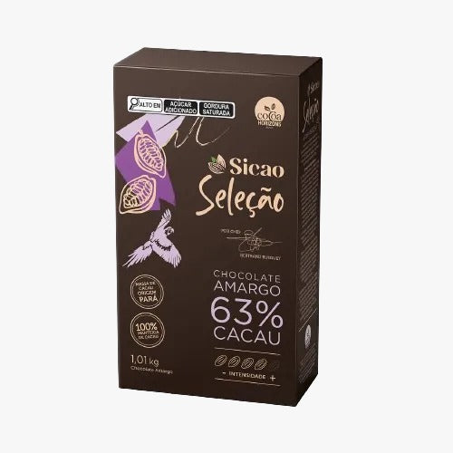 8668 CHOCOLATE SELEÇÃO AMARGO 63% CACAU 1,01KG CHD-EZ-7015797-B05  - SICAO