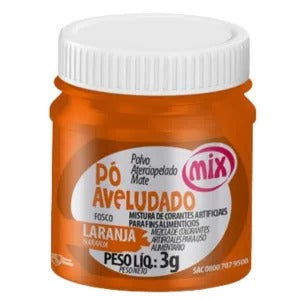 PO AVELUDADO LARANJA 3G MIX