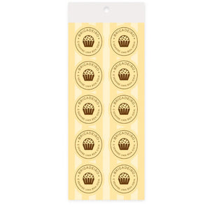 10778 ADESIVO REDONDO AMARELO REF28110196 - CROMUS