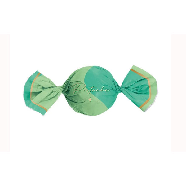 10813 EMBALAGEM PARA TRUFA METALIZADA PISTACHE VERDE/OURO 100 UND REF12500250 - CROMUS