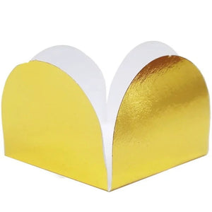 11327 CAIXETA METALIZADO OURO 50 UND REF458801 - ULTRAFEST