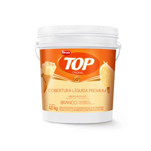 2259 COBERTURA LÍQUIDA PARA SORVETE SABOR CHOCOLATE BRANCO 4KG TOP - HARALD