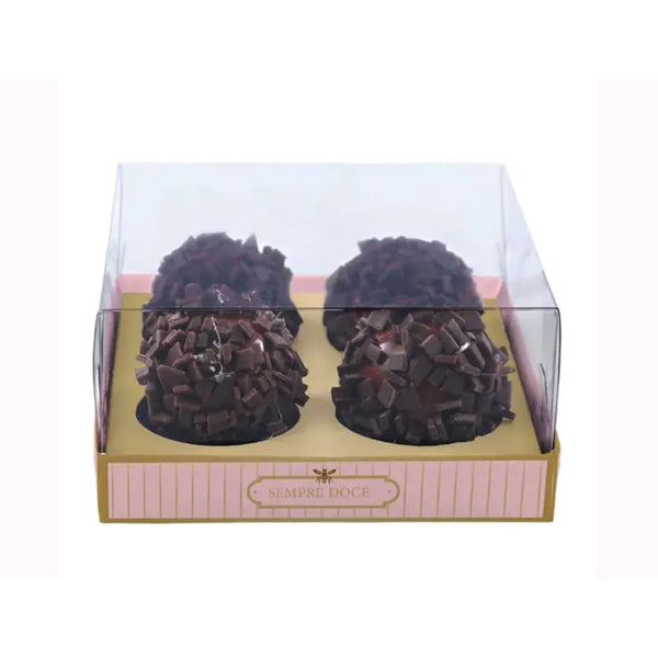 10808 CAIXA PARA 4 BRIGADEIRO PRESTIGE CRISTAL IMPERIAL ROSA REF13007114- CROMUS