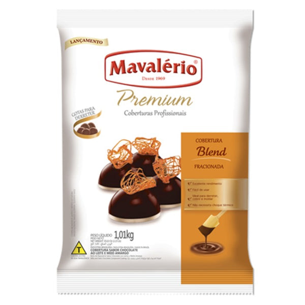 COBERTURA BLEND PREMIUM EM GOTAS 1,01KG - MAVALÉRIO