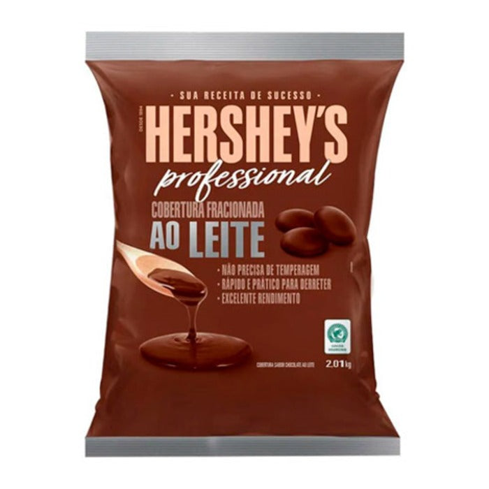 COBERTURA SABOR CHOCOLATE AO LEITE EM GOTAS 2,01KG - HERSHEYS