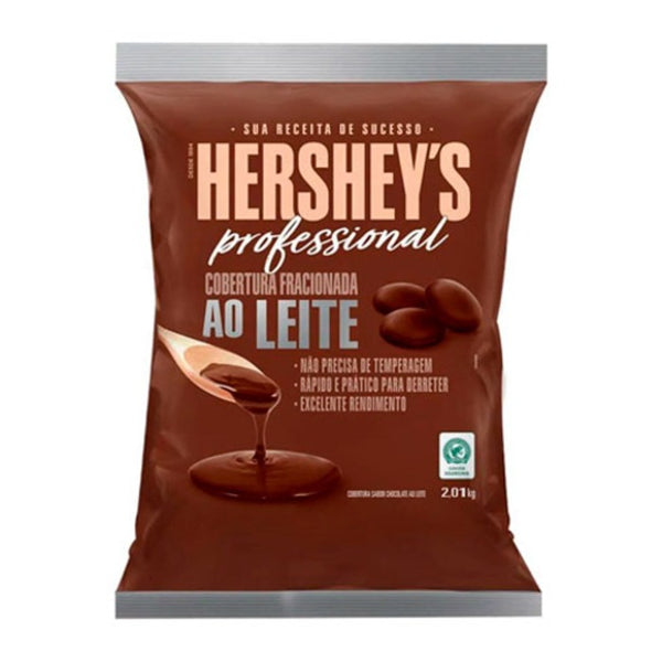 COBERTURA SABOR CHOCOLATE AO LEITE EM GOTAS 2,01KG - HERSHEYS