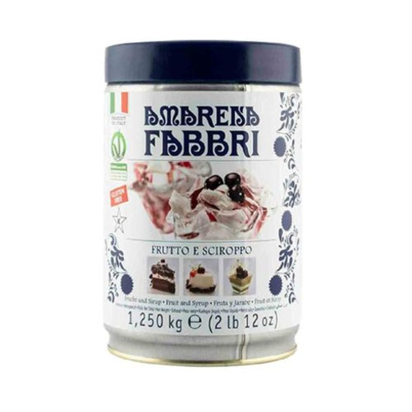 AMARENA CEREJA SILVESTRE INTEIRA EM CALDA 1,25KG - FABBRI
