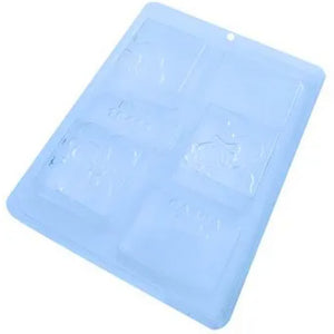 11194 FORMA ESPECIAL TRADICIONAL PÃO DE MEL QUADRADO FLORAL REF10419 - BWB