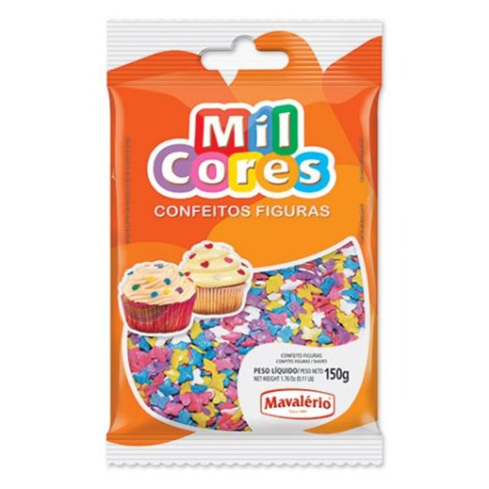 0013 CONFEITO BORBOLETA 150G - MAVALÉRIO