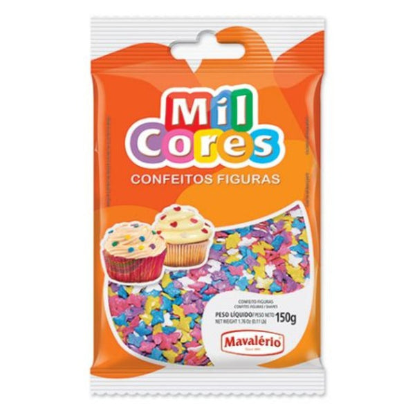0013 CONFEITO BORBOLETA 150G - MAVALÉRIO