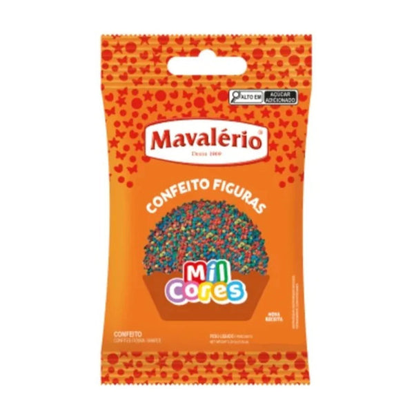 11822 CONFEITO FIGURA MINI CONFETE 120G - MAVALÉRIO