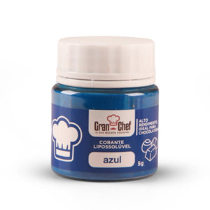 CORANTE LIPOSSOLÚVEL AZUL 5G - GRAN CHEF