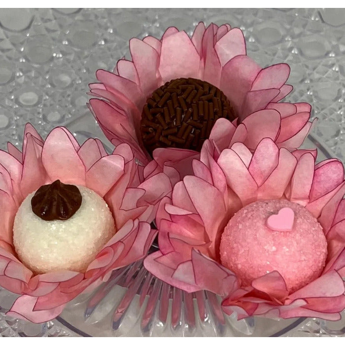 12074 FORMINHA MINI MADRI PESSEGO 30UND 830039 - DECORA DOCES