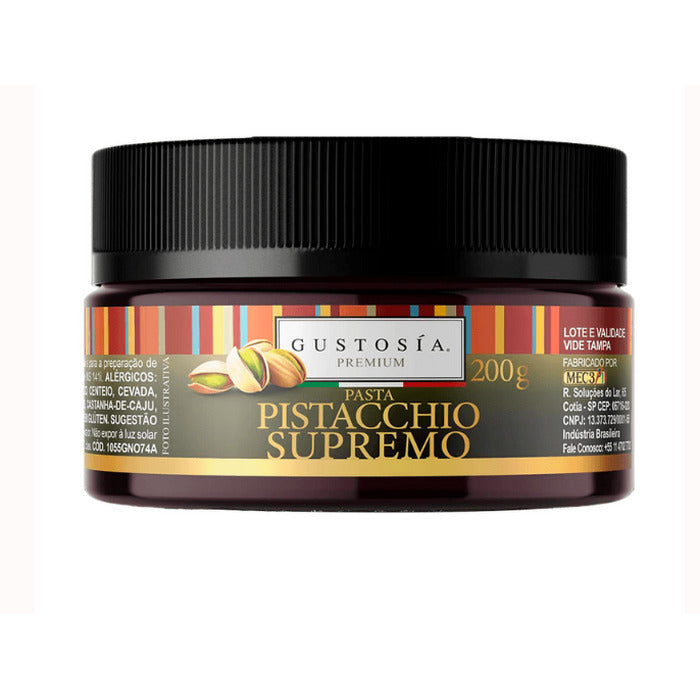 10787 PASTA SABORIZANTE PISTACCHIO SUPREMO 200G - GUSTOSÍA MEC3