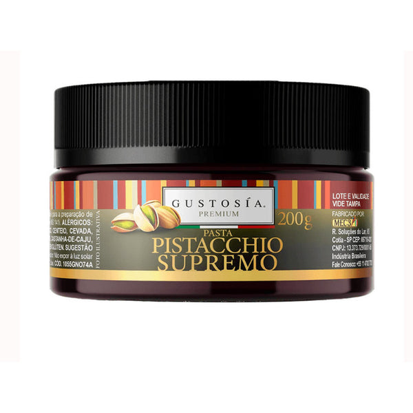 10787 PASTA SABORIZANTE PISTACCHIO SUPREMO 200G - GUSTOSÍA MEC3