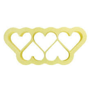 10094 CORTADOR DE BROWNIE CORAÇÕES 6x6CM - BLUE STAR