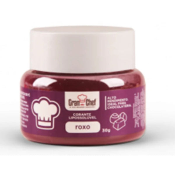 CORANTE LIPOSSOLÚVEL ROXO 30G - GRAN CHEF