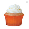 10648 FORMINHA PARA MINI CUPCAKE LARANJA N.02 LISA 45UN  - MAGO