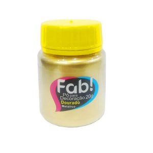 11322 PÓ PARA DECORAÇAO DOURADO 20G - FAB