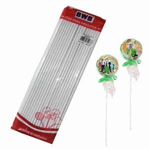 PALITOS PIRULITO G BRANCO 50 UND - BWB