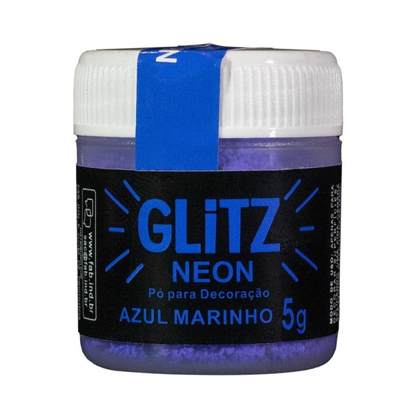 PÓ PARA DECORAÇÃO AZUL MARINHO NEON 5G - FAB
