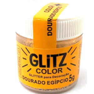 GLITTER PARA DECORAÇÃO DOURADO EGÍPCIO 5G -FAB