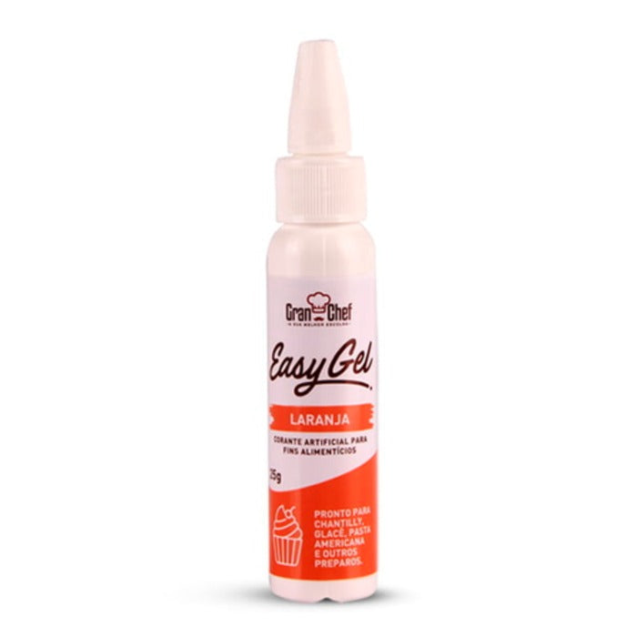 CORANTE EASY GEL LARANJA 25G - GRAN CHEF