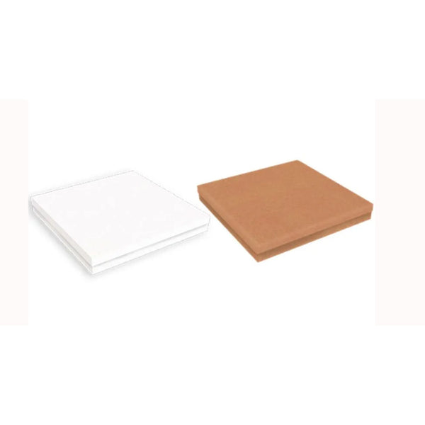 10730 CAIXA PARA TRANSPORTE 100 DOCES DUPLA FACE OFF WHITE/KRAFT 4833 - IDEIA EMBALAGENS