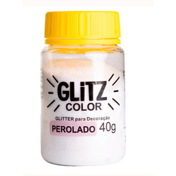 GLITTER PARA DECORAÇAO PEROLADO 40G - FAB