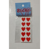 12319 ADESIVO CORAÇAO VERMELHO COM 100 UND - STICKR