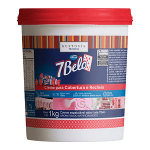 11494 CREME PARA COBERTURA E RECHEIO 7 BELO 1KG - GUSTOSÍA MEC3
