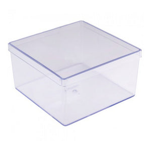 10627 CAKE BOX CRISTAL QUADRADA COM TAMPA  1,5 L - BLUE STAR