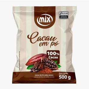 10678 CHOCOLATE EM PÓ 100% CACAU 500G - MIX