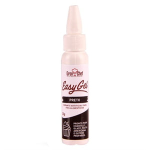CORANTE EASY GEL PRETO 25G - GRAN CHEF