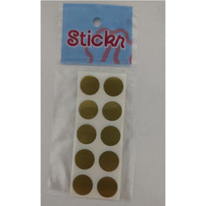 12313 ADESIVO PONTINHO OURO COM 100 UND - STICKR
