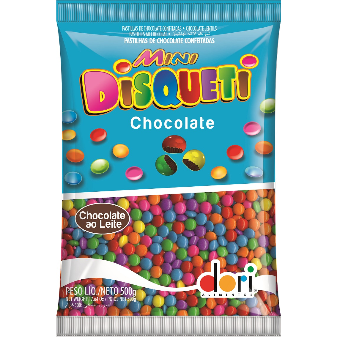 MINI DISQUETI DE CHOCOLATE 500G - DORI
