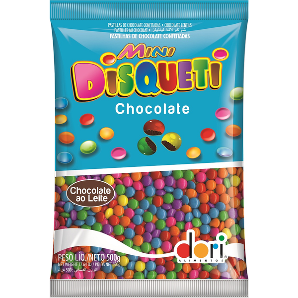 MINI DISQUETI DE CHOCOLATE 500G - DORI