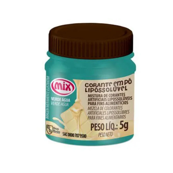 11177 CORANTE EM PÓ LIPOSSOLUVEL VERDE ÁGUA 5G - MIX