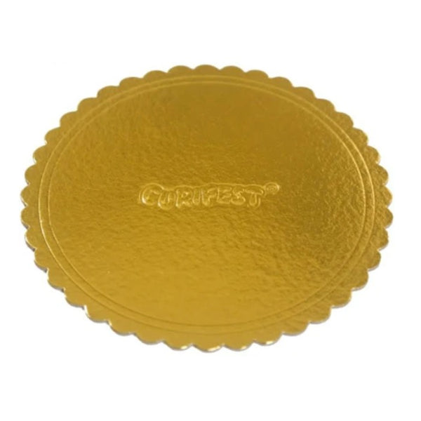 CAKE BOARD PREMIUM OURO 21CM (4217) - CURIFEST