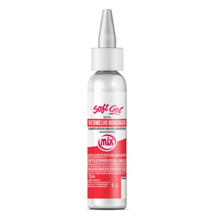 CORANTE SOFTGEL VERMELHO MORANGO 25G - MIX